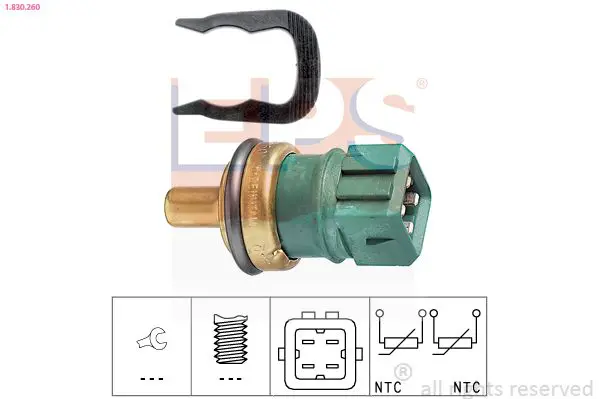 Handler.Part Sensor, coolant temperature EPS 1830260 1