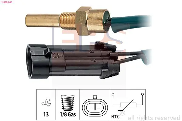 Handler.Part Sensor, oil temperature EPS 1830272 1