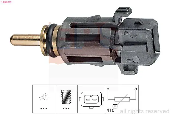 Handler.Part Sensor, coolant temperature EPS 1830279 1