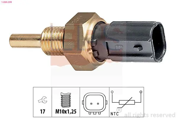 Handler.Part Sensor, coolant temperature EPS 1830299 1