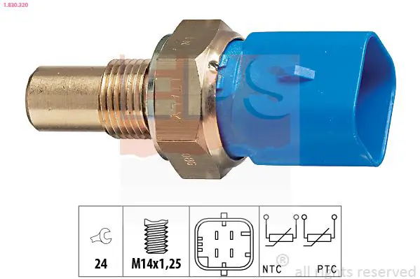 Handler.Part Sensor, coolant temperature EPS 1830320 1