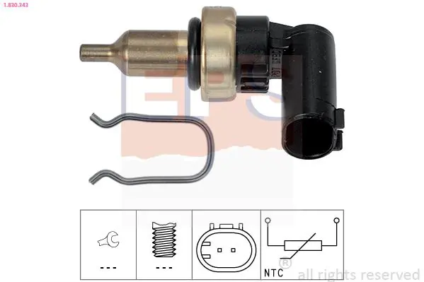 Handler.Part Sensor, coolant temperature EPS 1830343 1