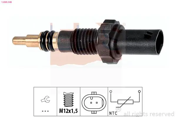 Handler.Part Sensor, coolant temperature EPS 1830348 1