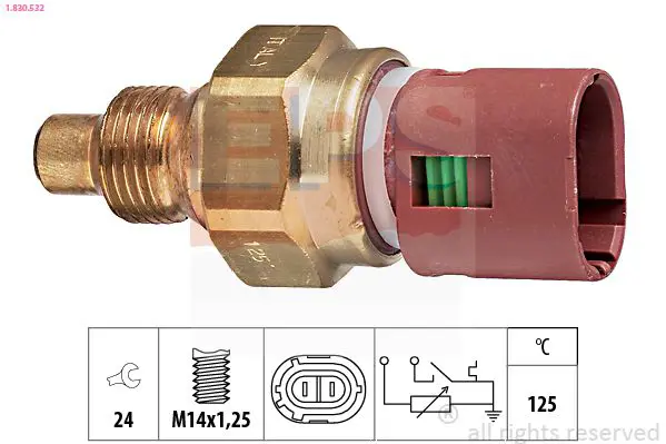 Handler.Part Sensor, coolant temperature EPS 1830532 1