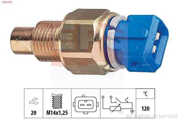 Handler.Part Sensor, coolant temperature EPS 1830542 1