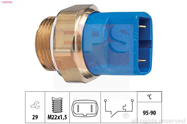 Handler.Part Temperature switch, radiator fan EPS 1850032 1