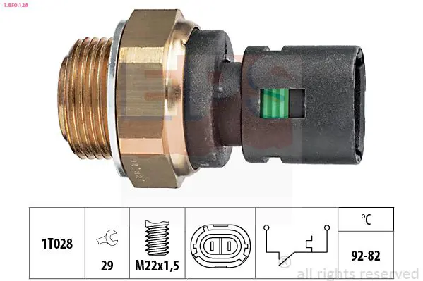 Handler.Part Temperature switch, radiator fan EPS 1850128 1