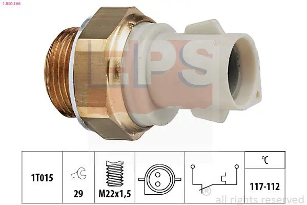 Handler.Part Temperature switch, radiator fan EPS 1850166 1