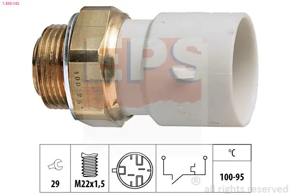 Handler.Part Temperature switch, radiator fan EPS 1850182 1