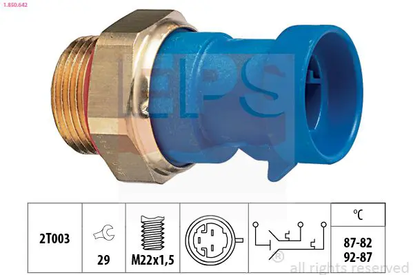 Handler.Part Temperature switch, radiator fan EPS 1850642 1