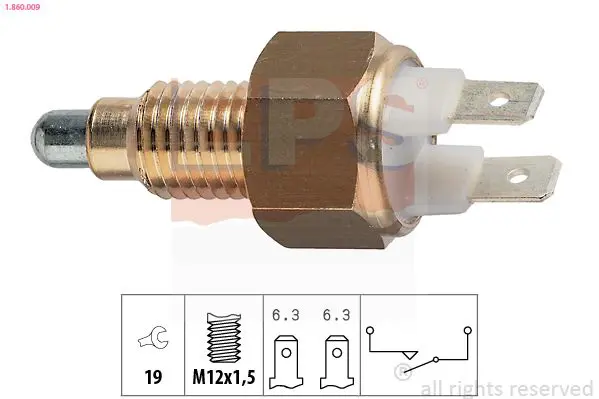 Handler.Part Switch, reverse light EPS 1860009 1