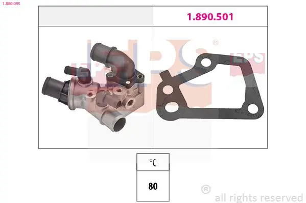 Handler.Part Thermostat, coolant EPS 1880095 1