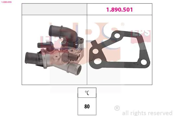 Handler.Part Thermostat, coolant EPS 1880096 1