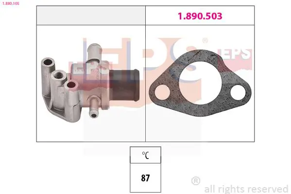 Handler.Part Thermostat, coolant EPS 1880105 1