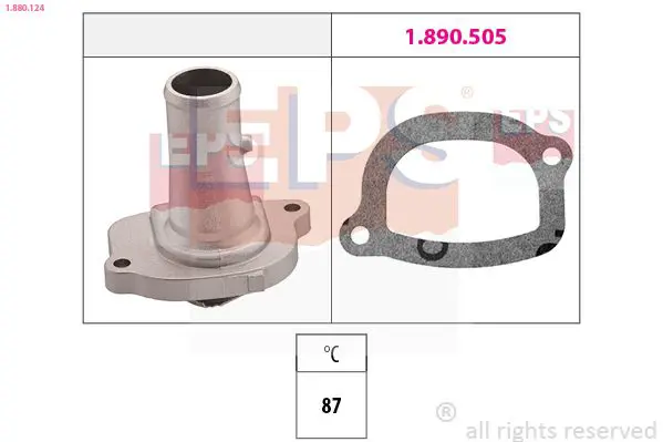 Handler.Part Thermostat, coolant EPS 1880124 1