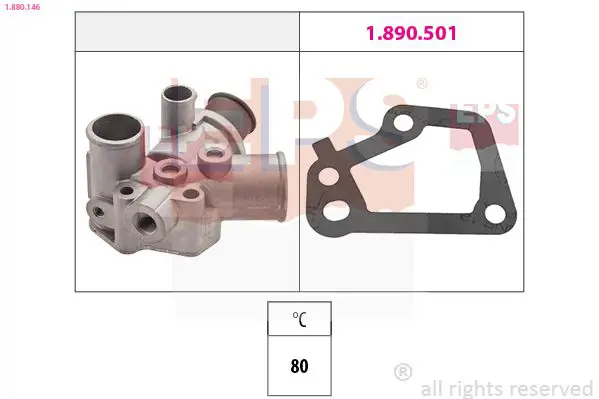 Handler.Part Thermostat, coolant EPS 1880146 1