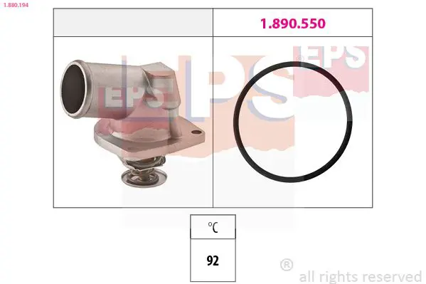 Handler.Part Thermostat, coolant EPS 1880194 1