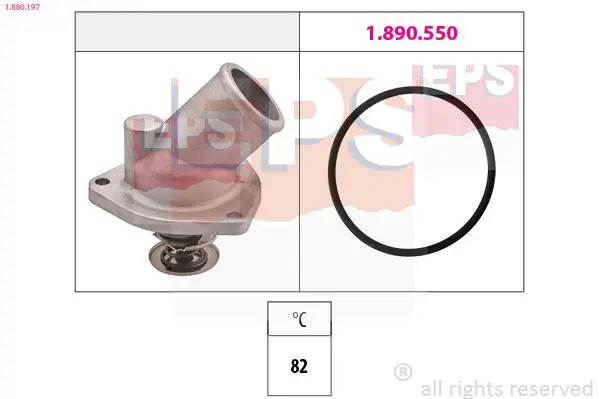 Handler.Part Thermostat, coolant EPS 1880197 1