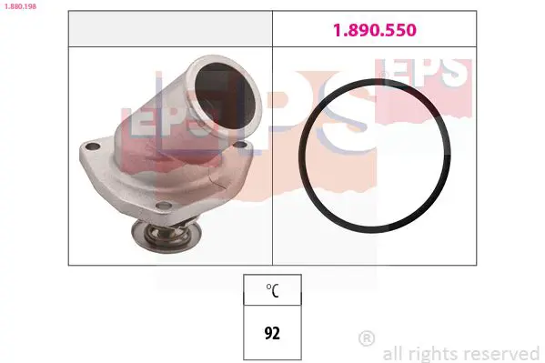 Handler.Part Thermostat, coolant EPS 1880198 1