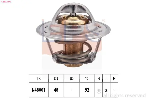 Handler.Part Thermostat, coolant EPS 1880207S 1