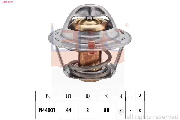 Handler.Part Thermostat, coolant EPS 1880227S 1