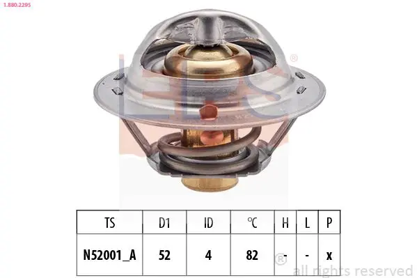 Handler.Part Thermostat, coolant EPS 1880229S 1