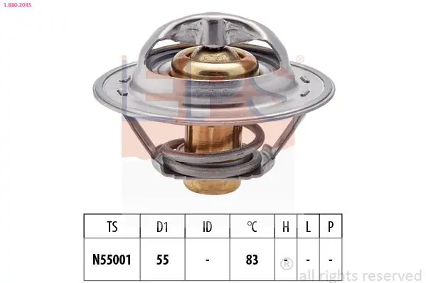 Handler.Part Thermostat, coolant EPS 1880304S 1