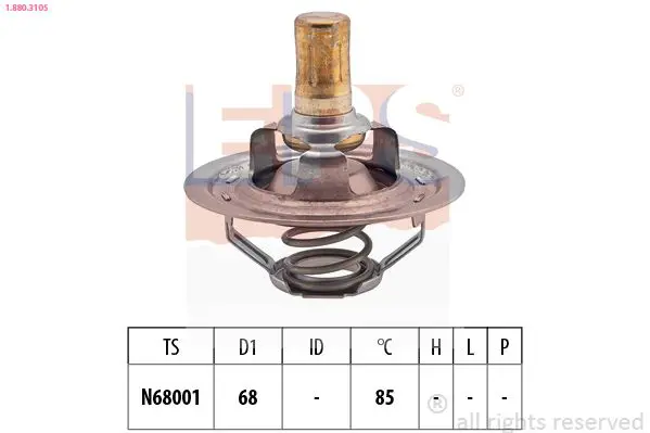 Handler.Part Thermostat, coolant EPS 1880310S 1