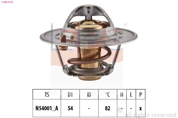 Handler.Part Thermostat, coolant EPS 1880337S 1