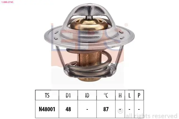 Handler.Part Thermostat, coolant EPS 1880374S 1