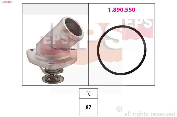 Handler.Part Thermostat, coolant EPS 1880402 1