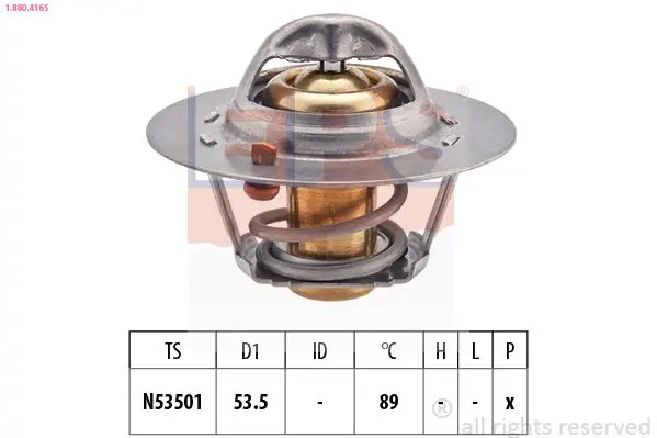 Handler.Part Thermostat, coolant EPS 1880416S 1