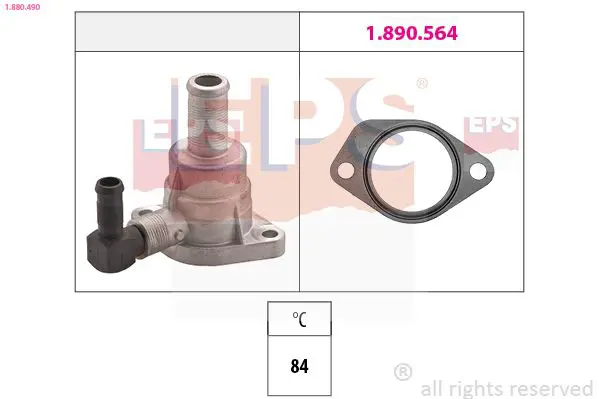 Handler.Part Thermostat, coolant EPS 1880482 1