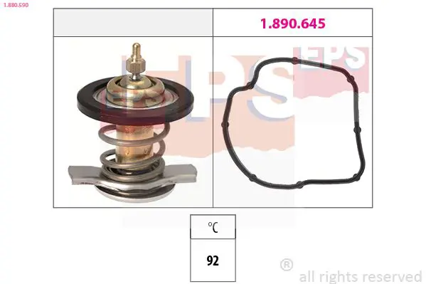 Handler.Part Thermostat, coolant EPS 1880590 1