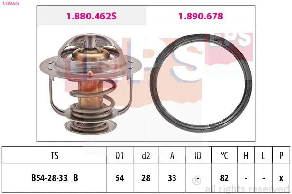 Handler.Part Thermostat, coolant EPS 1880645 1