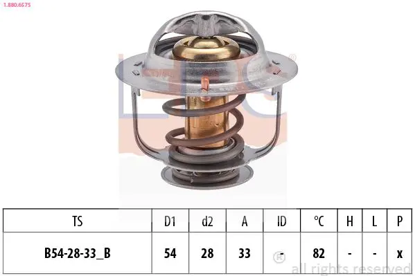 Handler.Part Thermostat, coolant EPS 1880657S 1