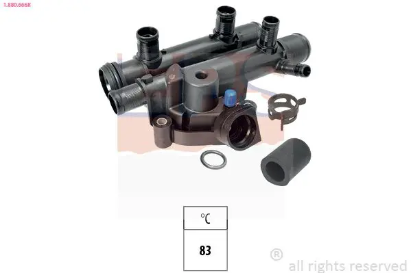 Handler.Part Thermostat, coolant EPS 1880666K 1