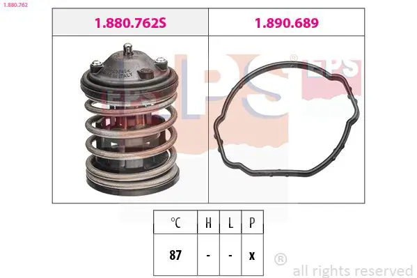 Handler.Part Thermostat, coolant EPS 1880750 1