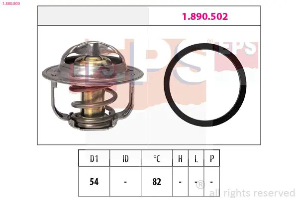 Handler.Part Thermostat, coolant EPS 1880800 1