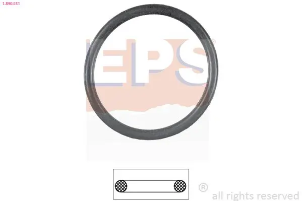 Handler.Part Gasket, thermostat EPS 1890551 1