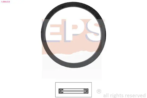 Handler.Part Gasket, thermostat EPS 1890553 1