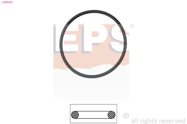 Handler.Part Gasket, thermostat EPS 1890630 1