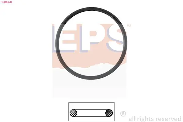 Handler.Part Gasket, thermostat EPS 1890642 1