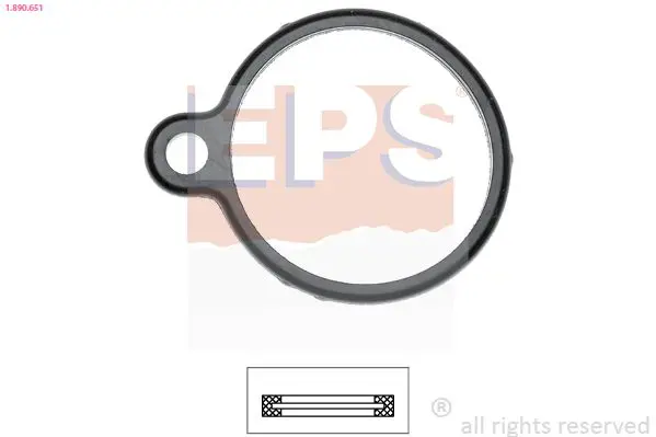 Handler.Part Gasket, thermostat EPS 1890651 1