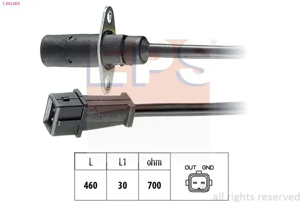 Handler.Part Sensor, crankshaft pulse EPS 1953001 1