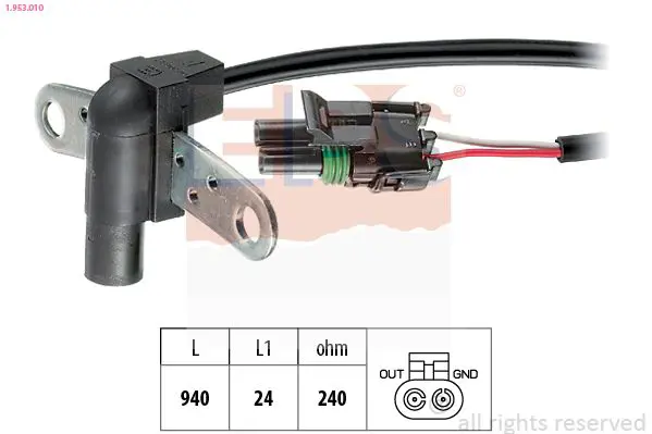 Handler.Part Sensor, crankshaft pulse EPS 1953010 1