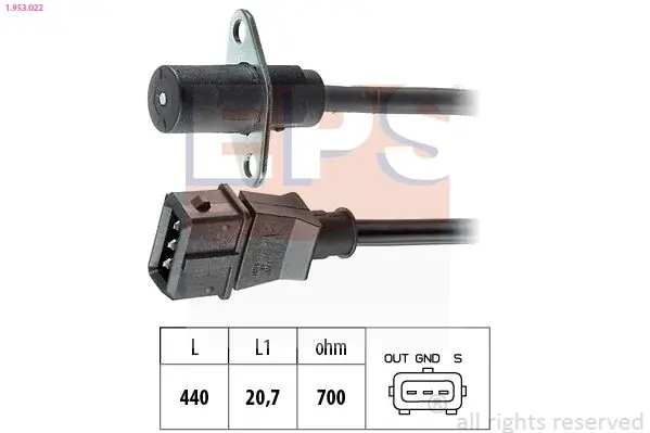 Handler.Part Pulse sensor, flywheel EPS 1953022 1