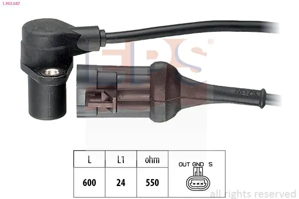 Handler.Part Pulse sensor, flywheel EPS 1953047 1