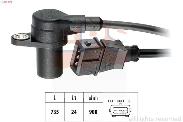 Handler.Part Pulse sensor, flywheel EPS 1953074 1