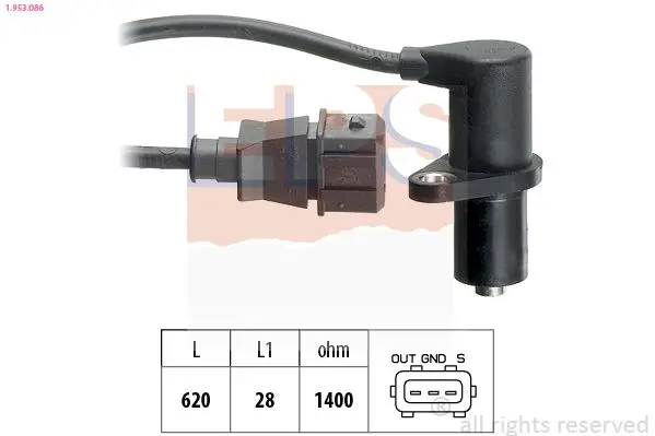 Handler.Part Sensor, camshaft position EPS 1953086 1